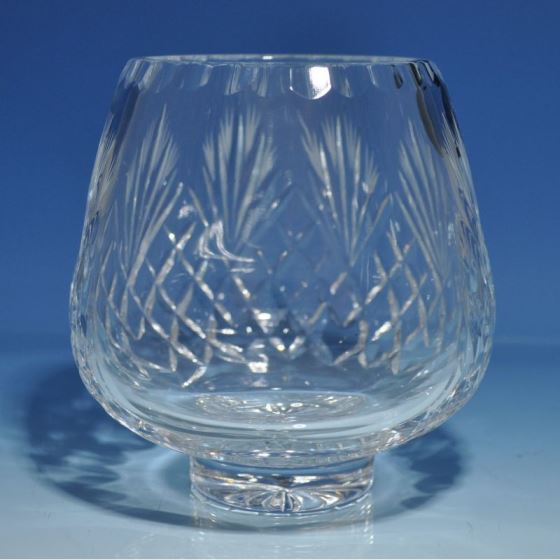 Small Cut Crystal Trophy Bowl Michael Virden Glass